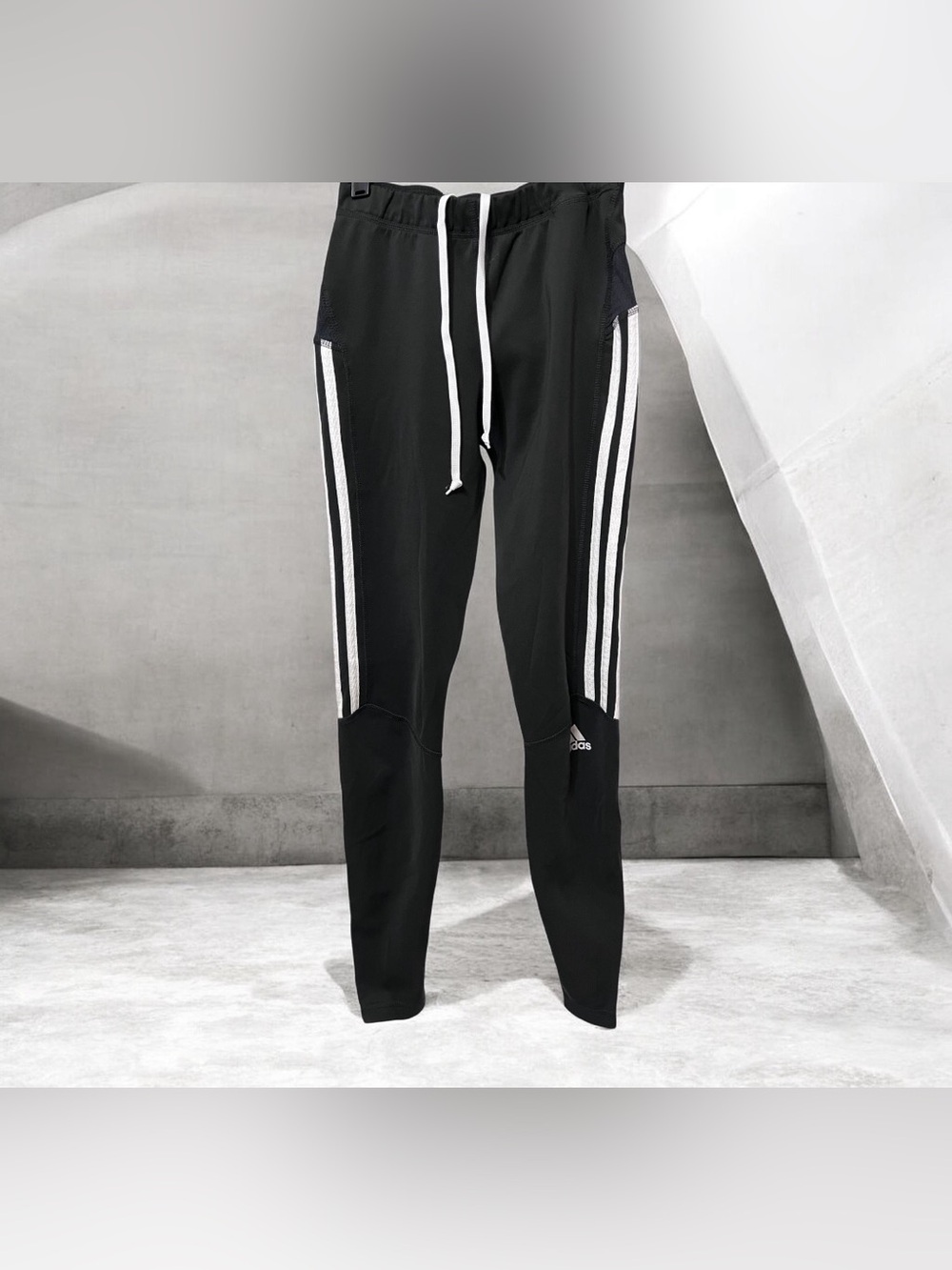 Adidas Response Climalite Running Pants Leggings Black White – Size S – NEW